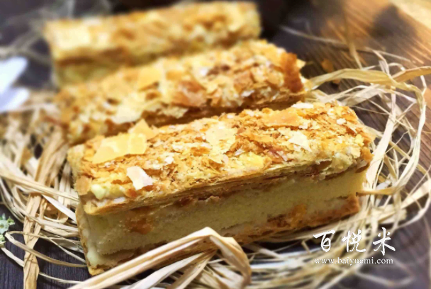 看起來華麗實際卻很簡單的法式甜點，一學(xué)就會的杏仁拿破侖酥